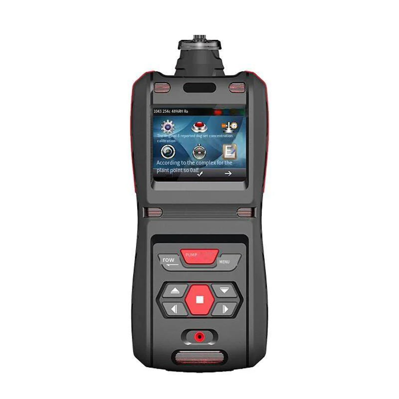 Load image into Gallery viewer, Portable Composite Five In One Gas Detection And Alarm Tester Has Built-in Pump 350g Black Platform