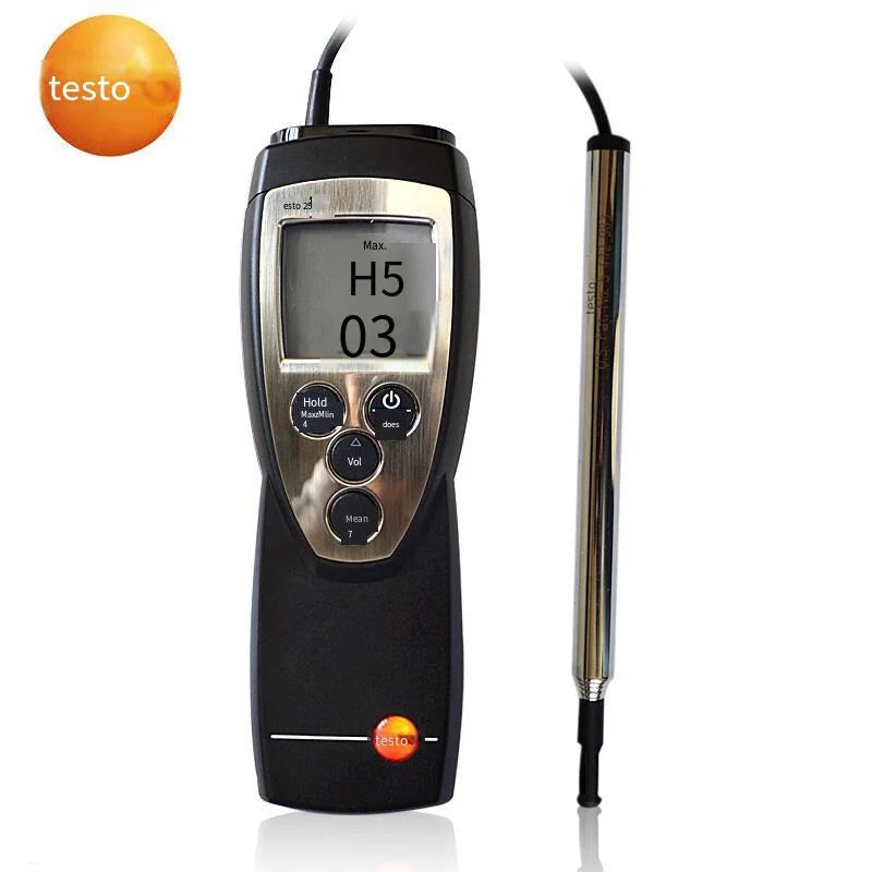 Load image into Gallery viewer, Anemometer Thermal Anemometer Professional Digital Thermal Anemometer Pipe Anemometer Wind Speed And Temperature Measurement