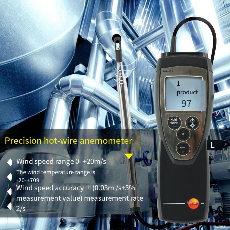 Load image into Gallery viewer, Hand-held Thermal Anemometer Thermosphere Anemometer Wind Temperature And Wind Meter Anemometer