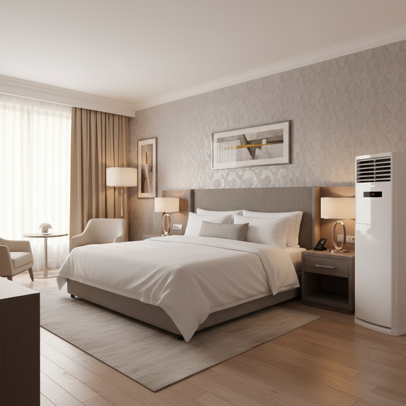 Load image into Gallery viewer, Gree iFLOWIND White Free Standing Inverter AC 48C3 R410a | High-Capacity Cooling Aircon