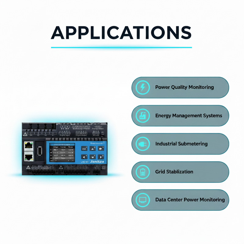 Load image into Gallery viewer, Janitza Modulary Expandable Power Quality Analyzer Measurement Device UMG 801
