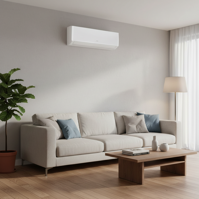 Load image into Gallery viewer, Gree PULAR White Wall Split AC R12C3 R 1 Ton | High-Performance Rotary Air Conditioner