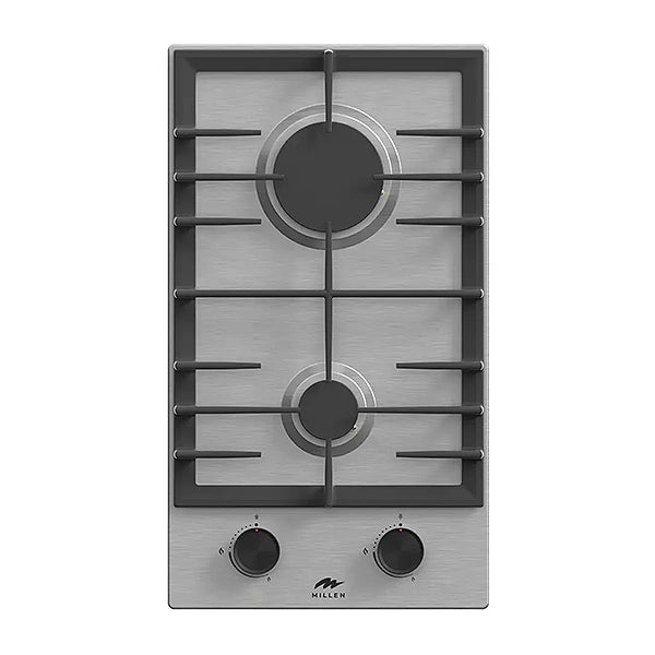 Load image into Gallery viewer, Millen 30cm Built-in 2 Burners Gas Hob MGH 3002 IX Stainless Steel 3900W
