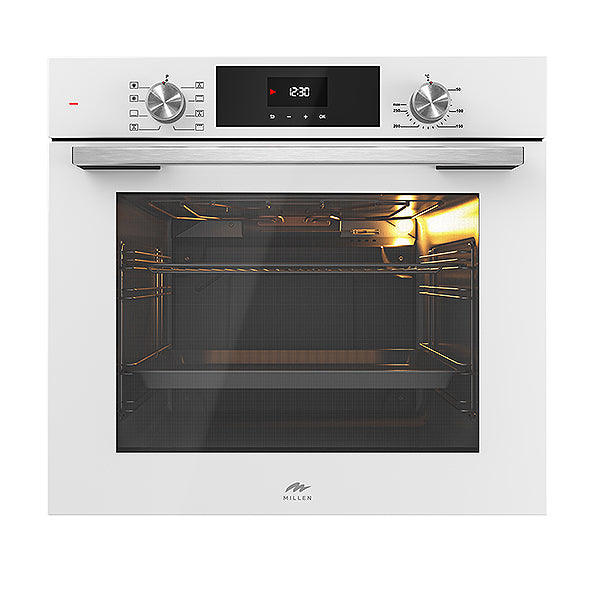 Load image into Gallery viewer, Millen 60cm Built-in Electric Oven MEO 6002 WH 8 Cooking Modes 2500W, 3 Year Warranty