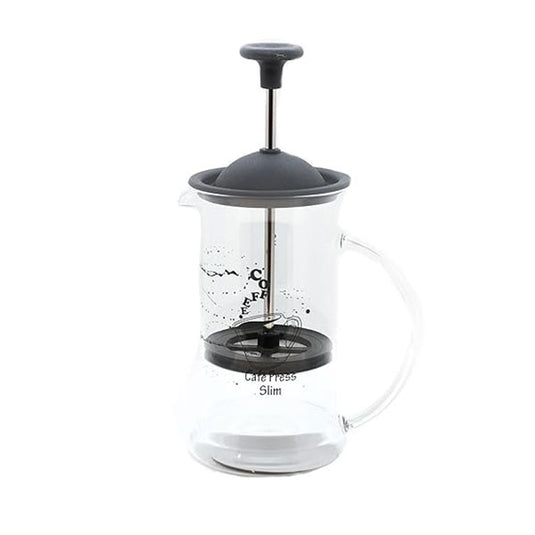 HARIO's Coffee Press Slim Premium Glass Coffee Maker 240ml Single Cup Brewing
