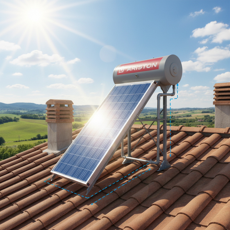 Load image into Gallery viewer, Ariston Solar Water Heater Kairos Thermo GR -1, 200 L