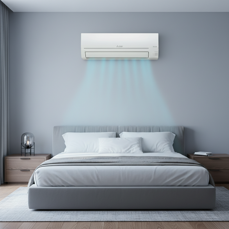 Load image into Gallery viewer, Mitsubishi 1 Ton Split Air Conditioner MSY-GT13 - Powerful Cooling Performance