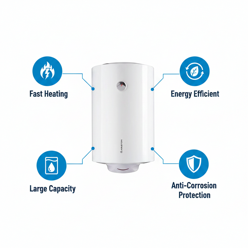 Load image into Gallery viewer, Ariston Water Heater PRO-1 R Vertical 80 Litres