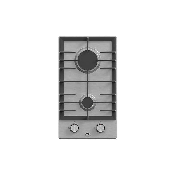 Load image into Gallery viewer, Millen 30cm Built-in 2 Burner Gas Hob MGH 3001 IX Stainless Steel 3900W, 3 Year Warranty