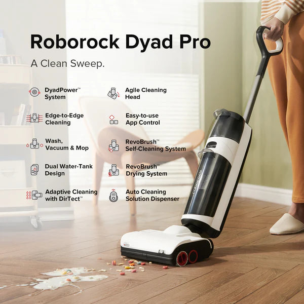 Load image into Gallery viewer, Roborock Dyad Pro Wet and Dry Vacuum Cleaner White