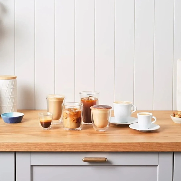 Load image into Gallery viewer, De'Longhi DLSC302 Fancy Collection Espresso, Cappuccino, and Latte Macchiato Glass
