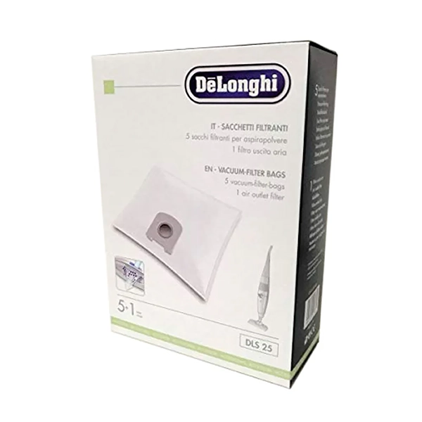 Load image into Gallery viewer, Delonghi Microfiber Vacuum Cleaner 5 Bags With Premotor Filter 5519210241