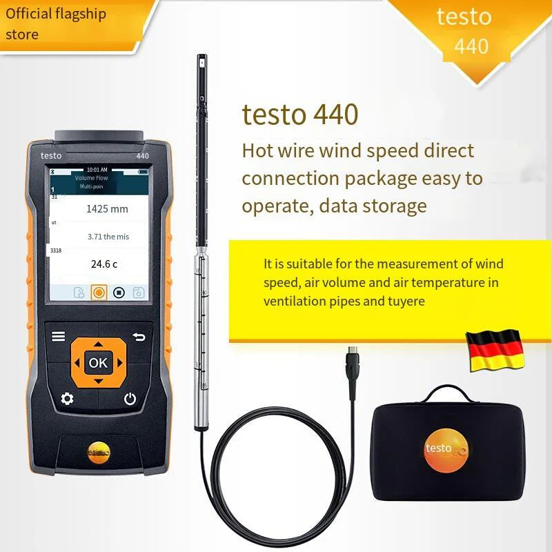 Load image into Gallery viewer, Hot Wire Anemometer Suitable For The Measurement Of Wind Speed Air Volume And Wind Temperature In Ventilation Ducts And Tuyere