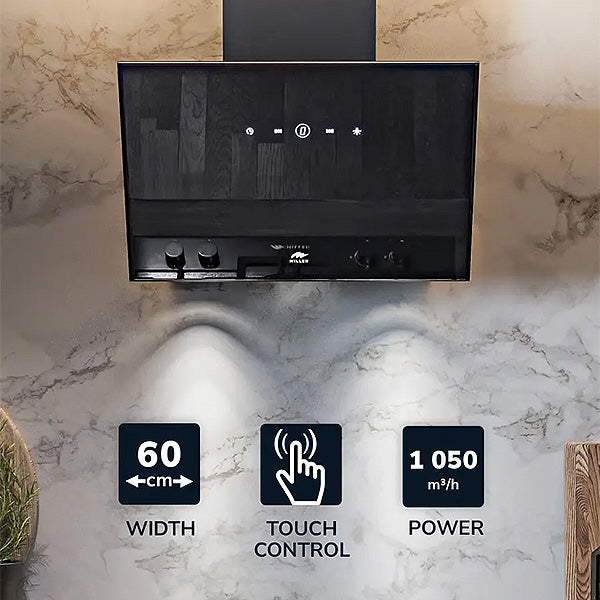 Load image into Gallery viewer, Millen Kitchen Hood MKH 601 BL