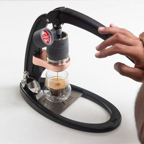 Load image into Gallery viewer, Flair Pro 3 Espresso Maker – 70ml, Black & White with Stainless Steel Drip Tray