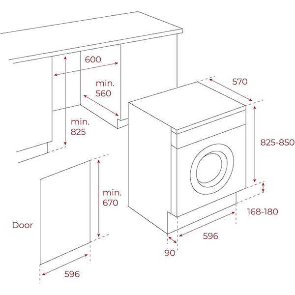 Load image into Gallery viewer, TEKA Built In Front Load Washer & Dryer 8/5 kg LSI5 1481 EU
