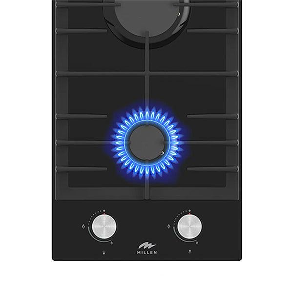 Load image into Gallery viewer, Millen 30cm Built-in 2 Burner Gas Hob MGHG 3001 BL