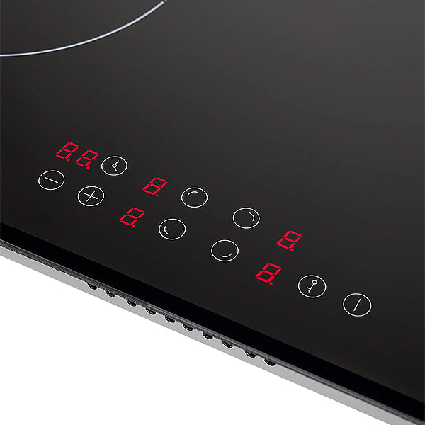 Load image into Gallery viewer, Millen 60cm Built in Electric Hob MEH 601 BL 4 Heating Zones Black Glass 6000W Touch Control, 3 Year Warranty