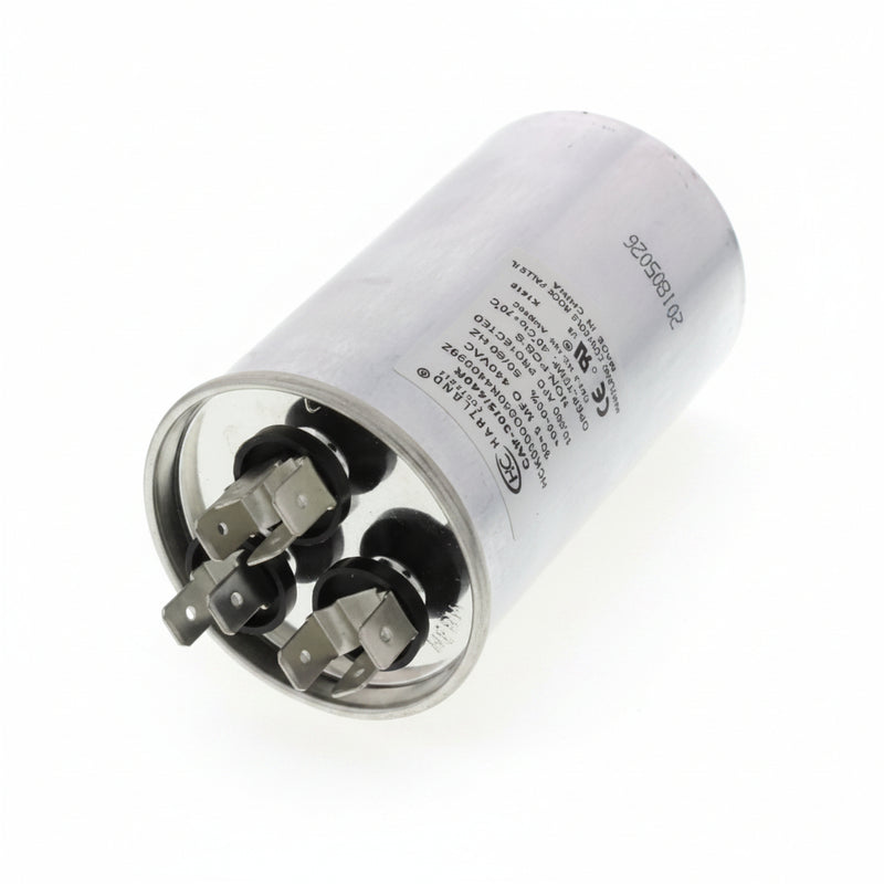 Load image into Gallery viewer, 30 + 5 MFD Capacitor 370 or 440 VAC Round Run Capacitor for Fan Motor