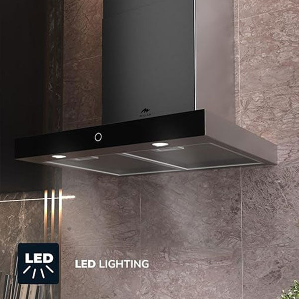 Load image into Gallery viewer, Millen Range Hood MKH 605 IX Dome Type Silver & Black 230W, 3 Year Warranty