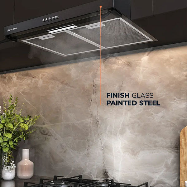 Load image into Gallery viewer, Millen 60cm Under Cabinet Black Range Hood MKH 603 BL 80W, 3 Year Warranty