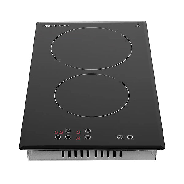 Load image into Gallery viewer, Millen 30cm Built-in Electric Hob MEH 301 BL 2 Heating Zones 3000W, 3 Year Warranty