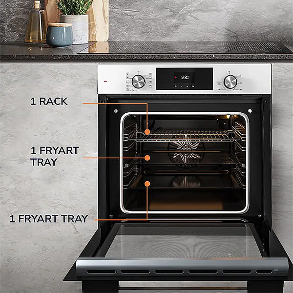 Load image into Gallery viewer, Millen 60cm Built-in Electric Oven MEO 6003 WH 9 Cooking Modes 3260W, 3 Year Warranty