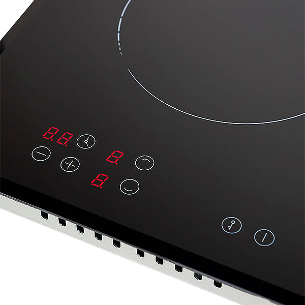 Load image into Gallery viewer, Millen 30cm Built-in Electric Hob MEH 301 BL 2 Heating Zones 3000W, 3 Year Warranty