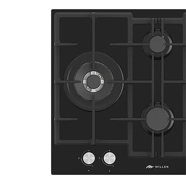 Load image into Gallery viewer, Millen 65cm Built In Gas Hob MGHG 6502 BL With 4 Heating Zones 9700W, 3 Year Warranty