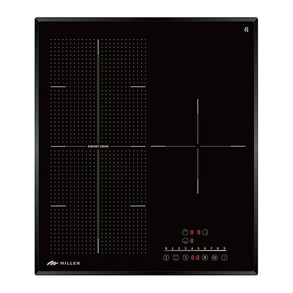 Load image into Gallery viewer, Millen 45cm Built-in Induction Hob MIH 452 BL 3 Heating Zones 5400W