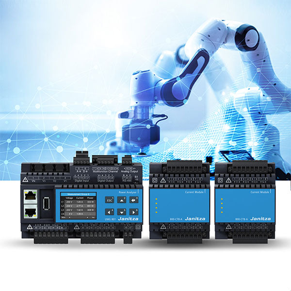 Load image into Gallery viewer, Janitza Modulary Expandable Power Quality Analyzer Measurement Device UMG 801