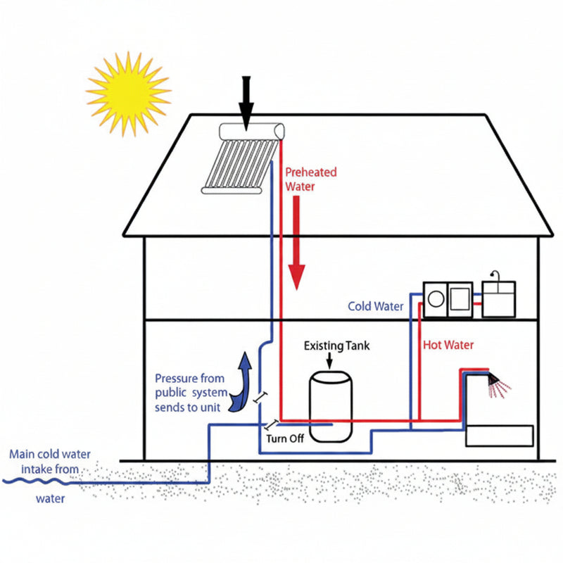 Load image into Gallery viewer, Ariston Solar Water Heater KAIROS THERMO CF-2 200 L