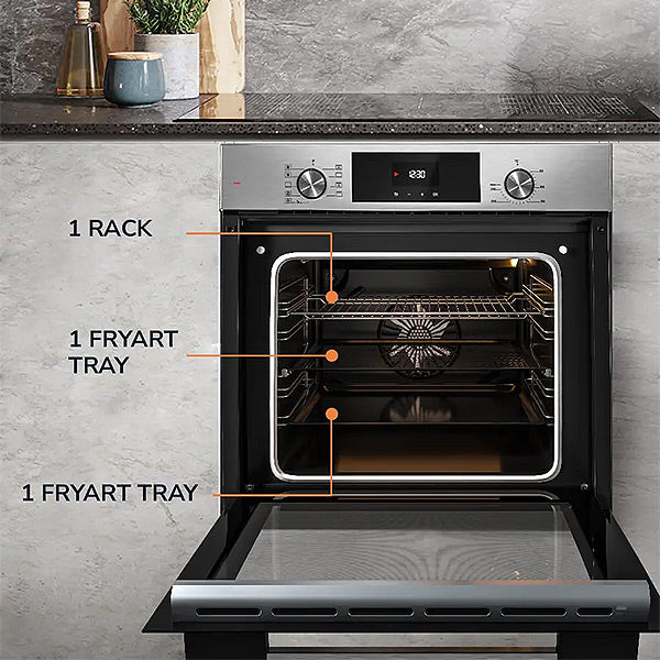 Load image into Gallery viewer, Millen 60cm Built-in Electric Oven MEO 6003 IX Stainless Steel 3260W, 3 Year Warranty