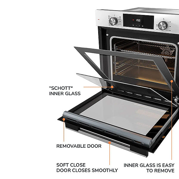 Load image into Gallery viewer, Millen 60cm Built-in Electric Oven MEO 6003 WH 9 Cooking Modes 3260W, 3 Year Warranty