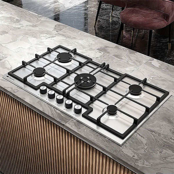 Load image into Gallery viewer, Millen 90cm Built-in 5 Burners Gas Hob MGH 9001 IX Stainless Steel Finishing 12100W Cooktop, 3 Year Warranty