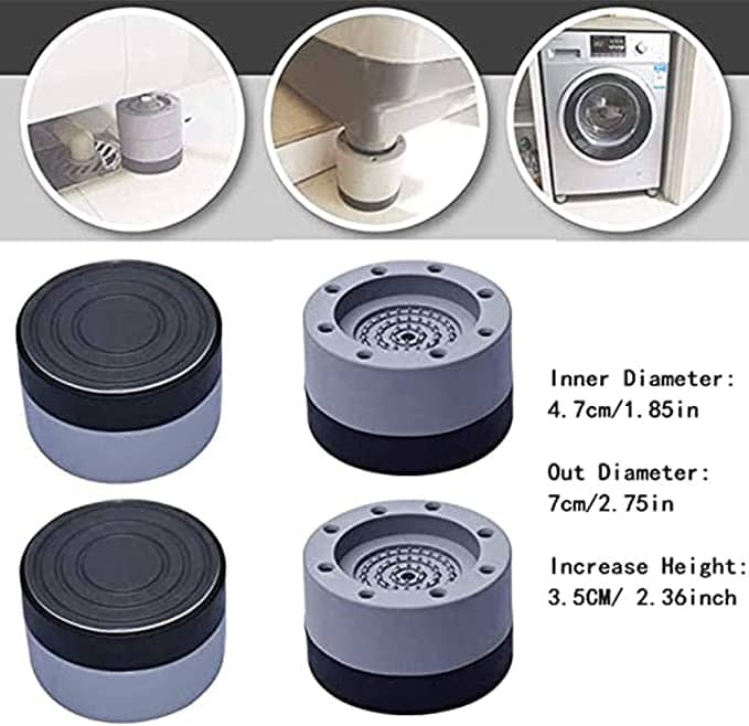 Load image into Gallery viewer, Anti-Walk Dryer Washer Pads Stackable Shock
