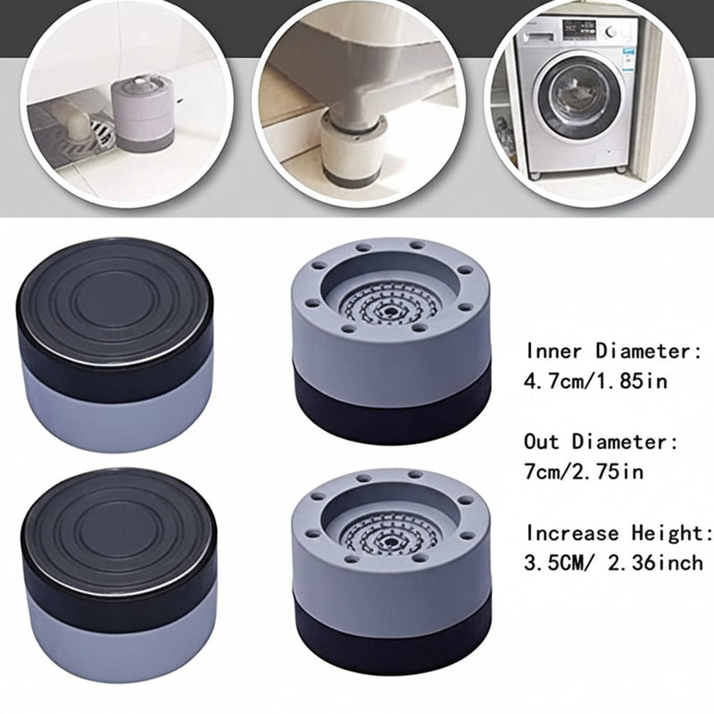 Load image into Gallery viewer, Anti-Walk Dryer Washer Pads Stackable Shock