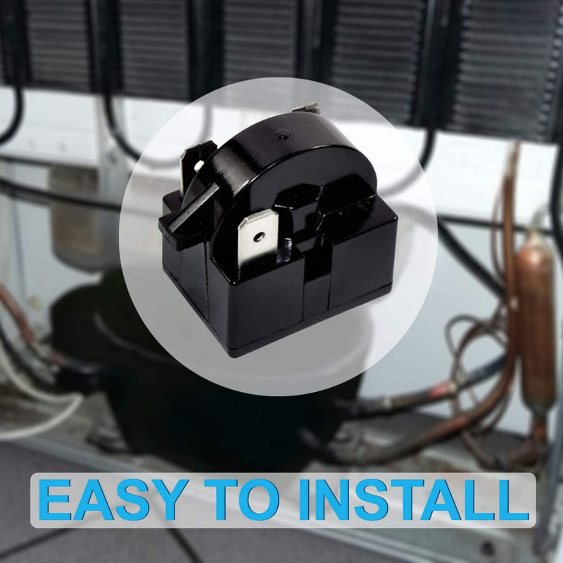 Load image into Gallery viewer, Refrigerator 3-Pin Starter Start Relay Replacement compatible with Mini Fridges, Compact Refrigerators, Beverage & Wine Beer coolers, Deep Freezers, Beer Wine Refrigerators QP2-4R7