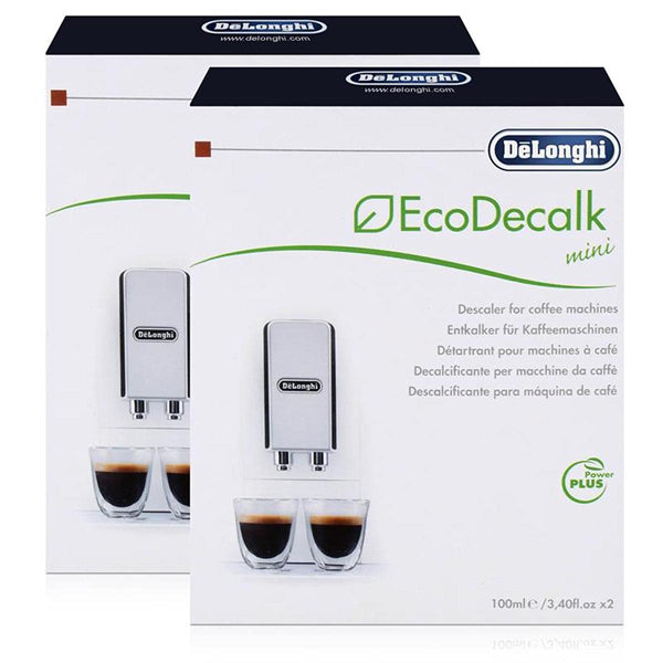Load image into Gallery viewer, Delonghi Pack of 2 Mini EcoDecalk Descaler 2x100 ml 5513296011, AS00006358