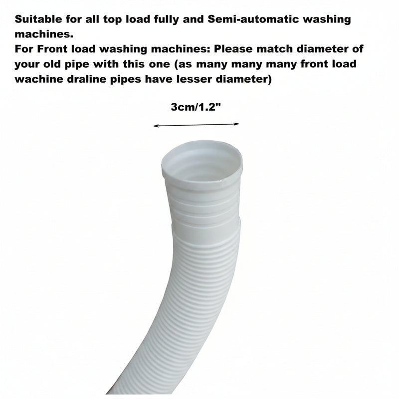 Load image into Gallery viewer, Washing Machine Outlet Drain Hose Pipe 2M