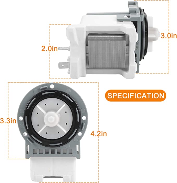 Load image into Gallery viewer, washer drain pump