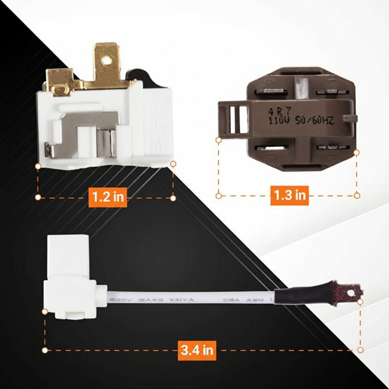 Load image into Gallery viewer, Refrigerator Compressor Relay Start Kit