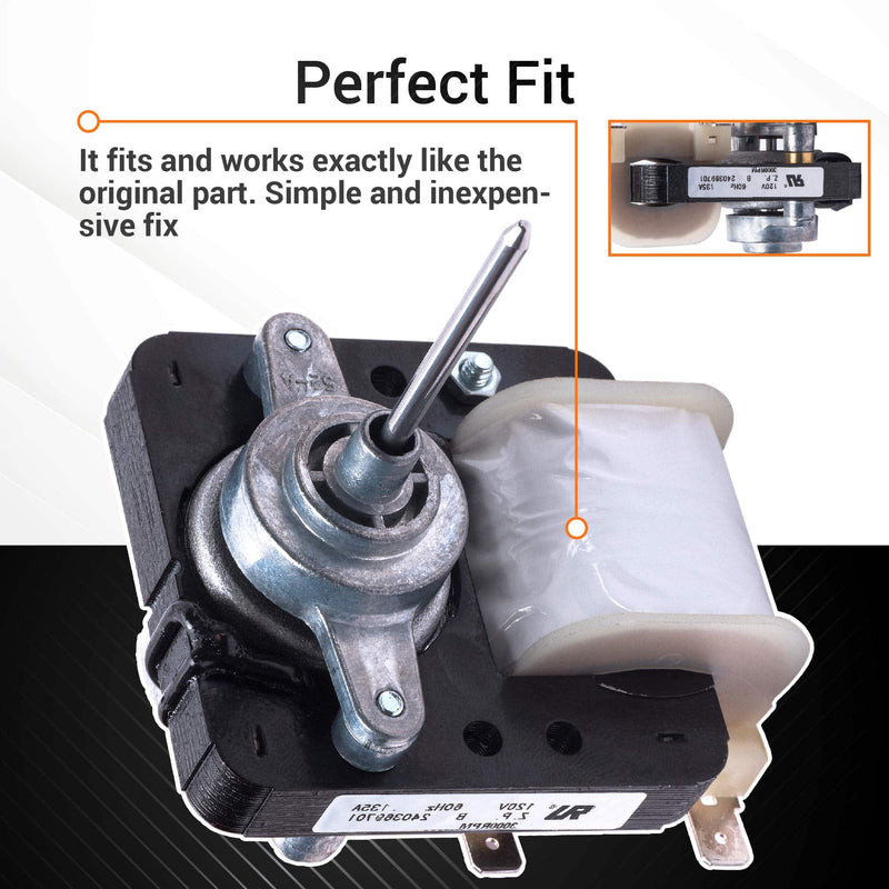 Load image into Gallery viewer, Refrigerator Evaporator Fan Motor Ultra Durable