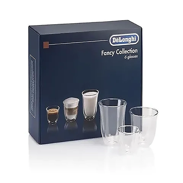 Load image into Gallery viewer, De'Longhi DLSC302 Fancy Collection Espresso, Cappuccino, and Latte Macchiato Glass