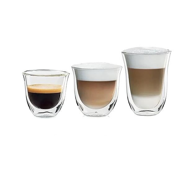 Load image into Gallery viewer, De'Longhi DLSC302 Fancy Collection Espresso, Cappuccino, and Latte Macchiato Glass