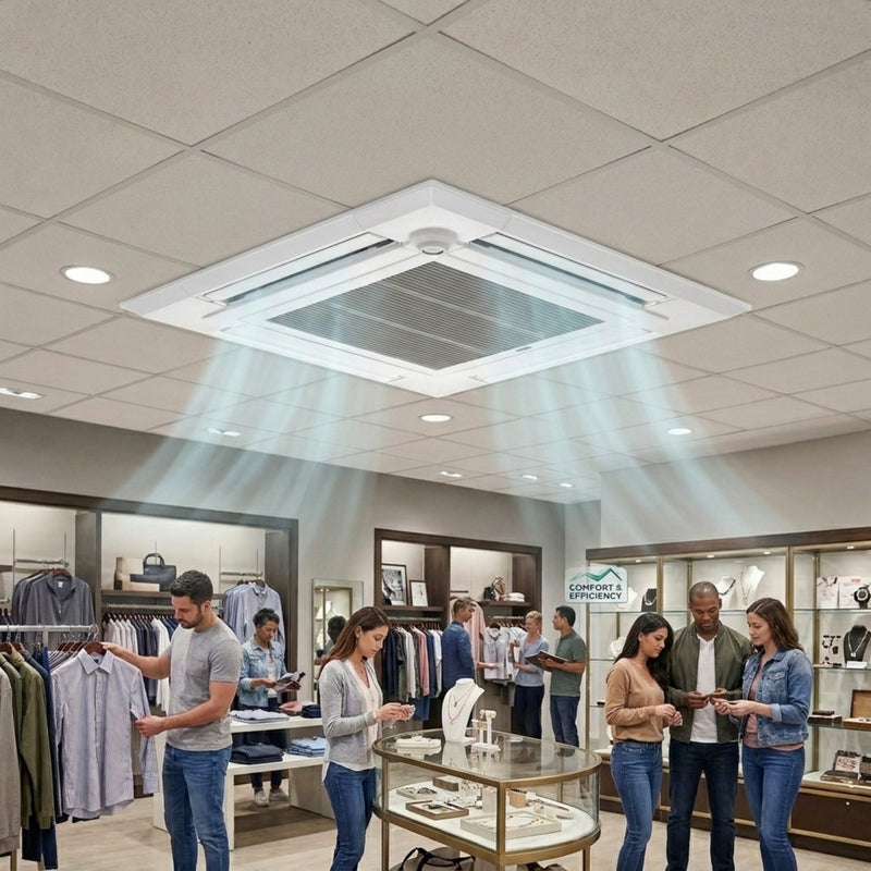 Load image into Gallery viewer, Mitsubishi Air Conditioner 2 Ton Ceiling Cassette PLY-ZM24