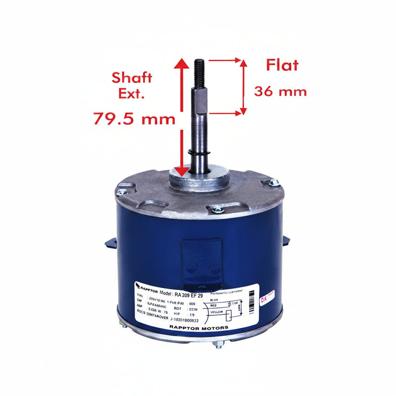 Load image into Gallery viewer, Air Conditioner Motor 76 watt 900 RPM Outdoor Unit RA 209