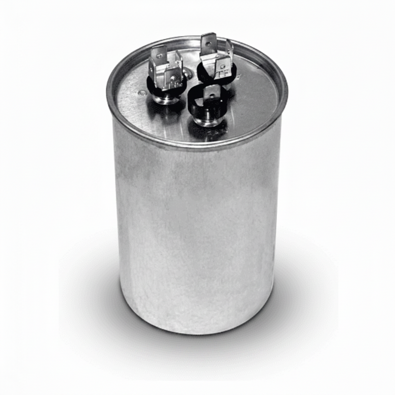 Load image into Gallery viewer, Air Conditioner Capacitor Round Aluminum Electrolytic 60-5µF