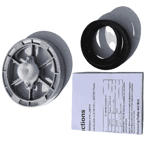 Load image into Gallery viewer, Alliance Laundry Systems 204486 Pulley and Belt Kit, Aluminum, 60HZ, Washer