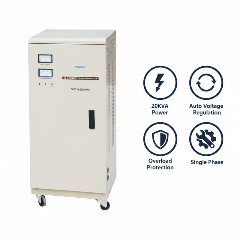 Load image into Gallery viewer, Andeli Voltage Stabilizer SVC 20000 VA 20 KW Single (1) Phase 220V
